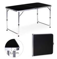 Сгъваема маса за къмпинг 119,5x60cm Black