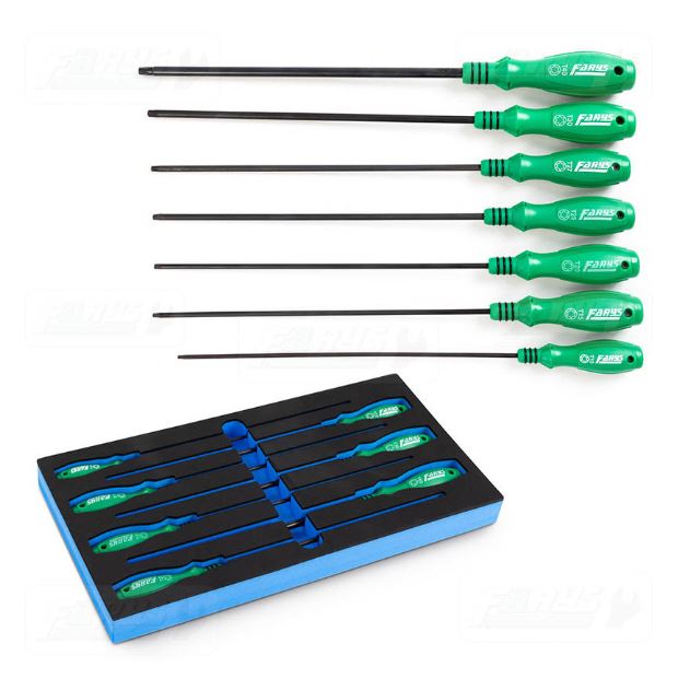 Hosszú csavarhúzók készlete TORX T10-T40 250mm FR1835
