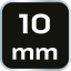 10 mm-es lapos szemű kulcs racsnis retesszel 09-322