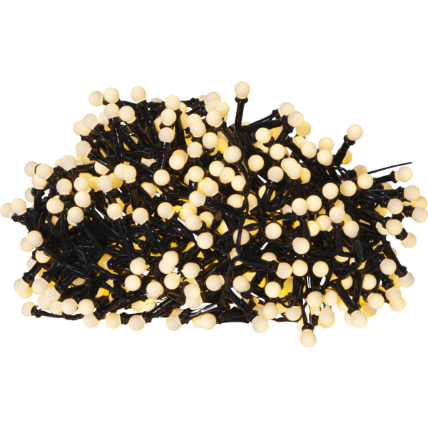 Dekorative LED-Kugeln für den Außenbereich, 300LED, 6 m, warmweiß