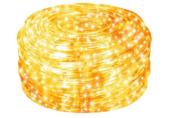 LED-es karácsonyi fényfüzér 10 m 240 LED 8 funkcióval Meleg fehér