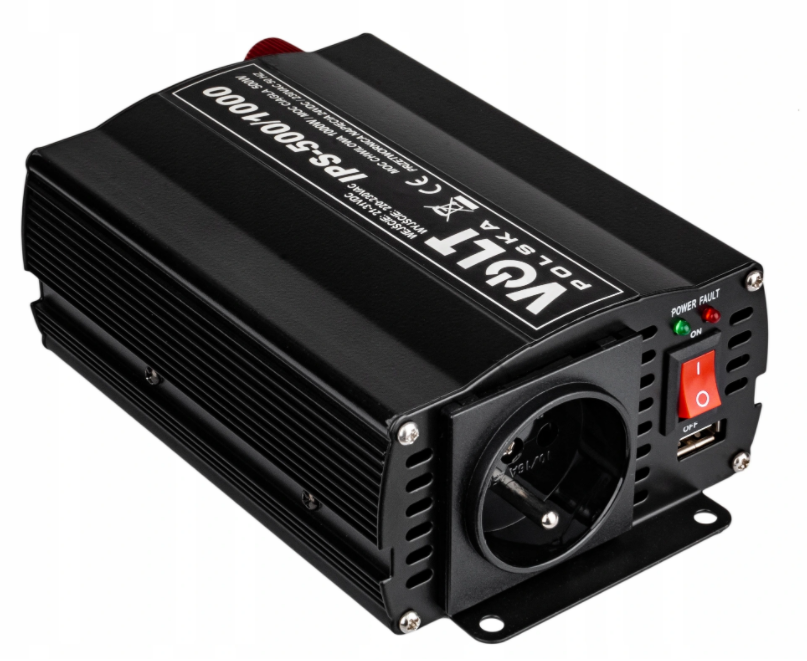 Feszültségátalakító autóba 500W 1000VA 24V 230V