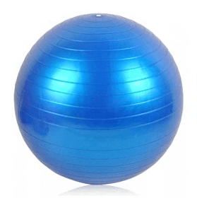 Minge de gimnastică FitBall 75cm  cu pompă BLUE