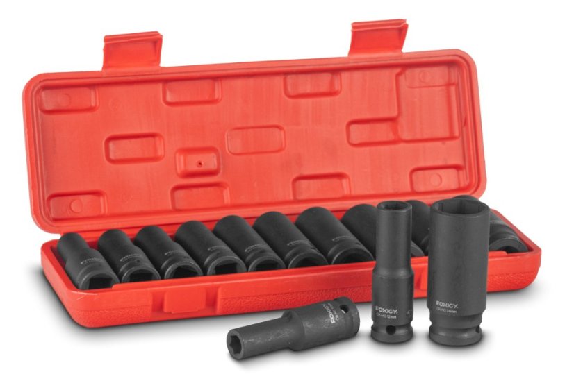 Set extensii tubulare 1/2" 78mm 10buc 10-24mm