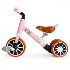 Dječji bicikl bez pedala / guralica 2u1 Pink Style