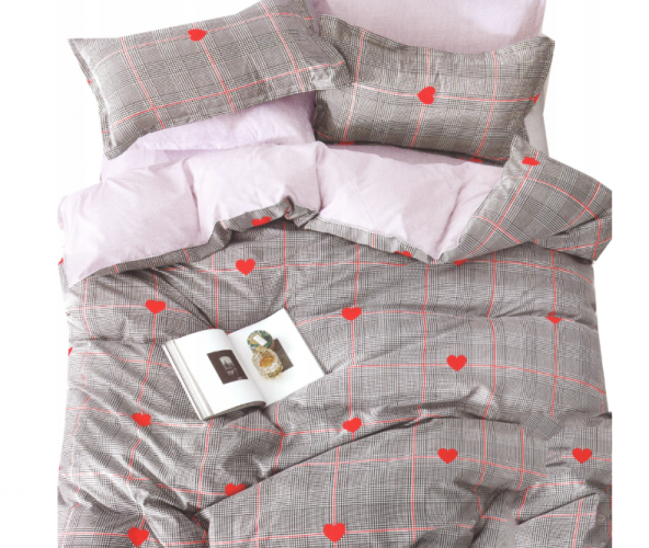 Baumwoll-Bettbezüge Red Heart 160x200cm