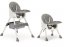 Dječja blagovaonska stolica 2v1 Grey