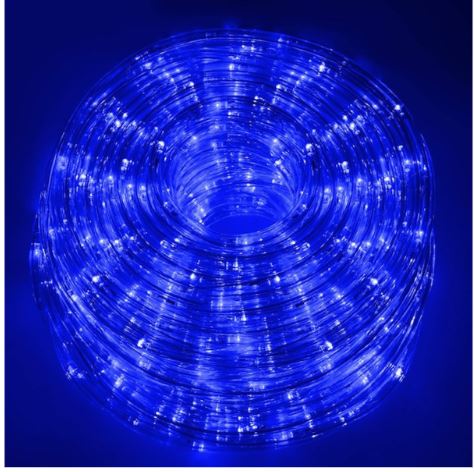 Karácsonyi LED fénycső 20 m 480 LED 8 funkcióval Kék