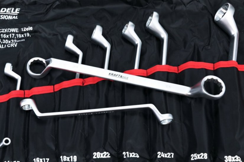 Chei inelare în ambalaj textil 6-32 mm, set de 12 buc KD10939