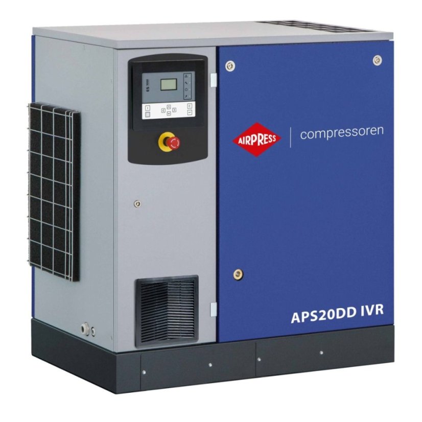 Csavarkompresszor APS 20DD IVR 12,5 bar 20 LE/15 kW 258-2290 l/min 36420-DD