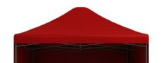 Acoperiș cort roșu 2x2 m SQ/HQ/EXQ