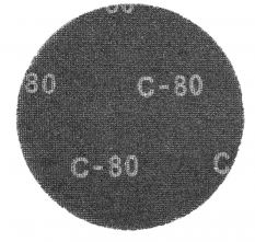 Grila de slefuire 225 mm, K80, 10 buc (pentru polizor Graphite 1050W)