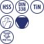 Baildon DIN 338 RN 9,5 mm, HSS TiN (S), 125-81 mm (3-hornyos szár) 71109503