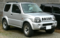 Könyöktámasz Suzuki JIMNY - Armster 2, szürke, öko-bőr