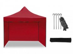 Палатка с ножица 3х3 м червена All-in-One