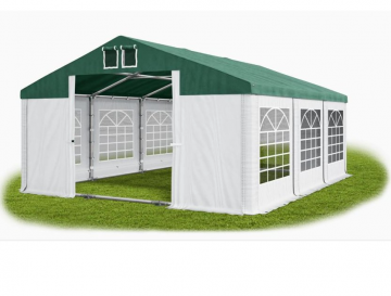 Парти шатри със стоманена конструкция - Размери на шатрите - 4x10x2m