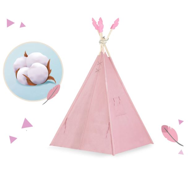 Dječji šator Teepee Pink Indian