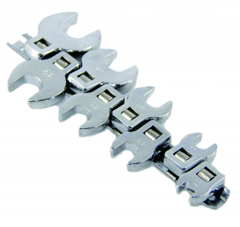 Villáskulcs-készlet  3/8" 10, 11, 13, 14, 15, 18, 19, 22 mm