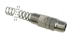 Završna kapica s vanjskim navojem 1/4'' zaštitna opruga 12x8 mm