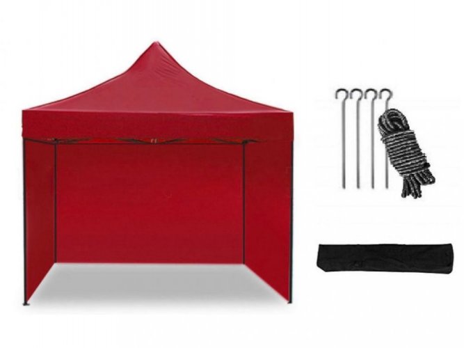 Ножична палатка 2х3 м червена All-in-One