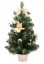 Božično drevo Jelka na mizi 60 cm Gold Poinsettia