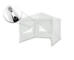 Kerti pavilon 3X3 M 100g/m2 FEHÉR GARDEN