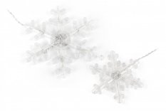 Lanț luminos 156LED 5m alb cald Snowflakes