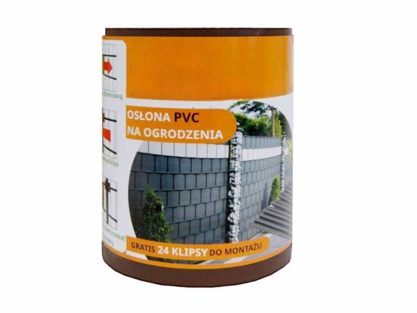 Belátásgátló szalag 19cm x 35m 450g/m2 Grafit + kapcsok 24db