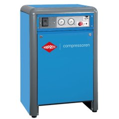Csendes kétdugattyús kompresszor APZ 220 10 bar 2 LE/1,5 kW 177 l/min 24 l 34148-S