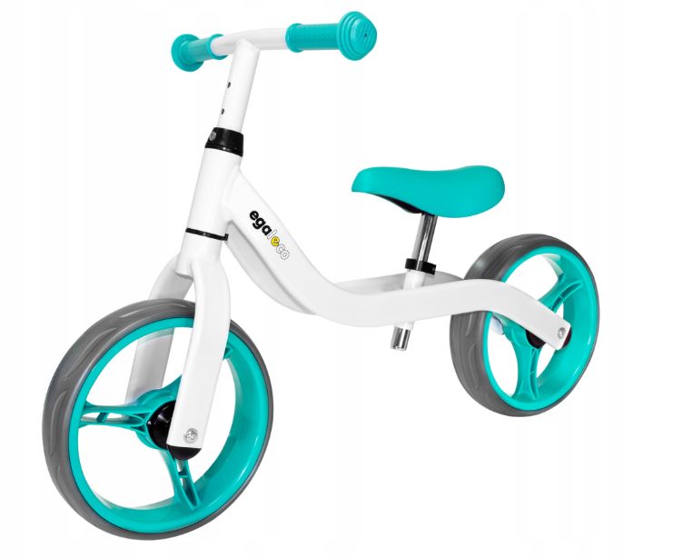 Bicicletă copii fără pedale WHITE TURQUOISE