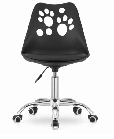 Fekete irodai szék skandináv stílusban PAW Basic