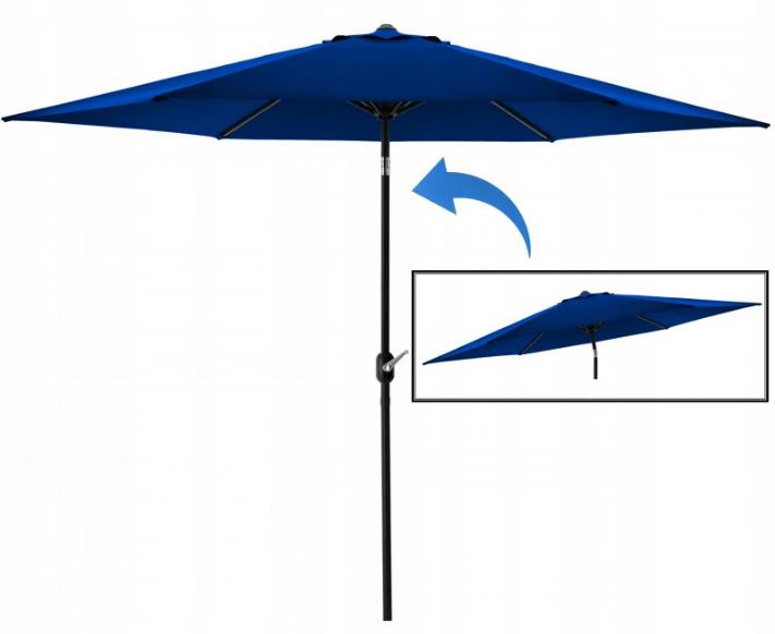 Összecsukható kerti napernyő 300cm Blue Basic