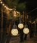 LED fénylánc 5V 10m meleg fehér Bubble