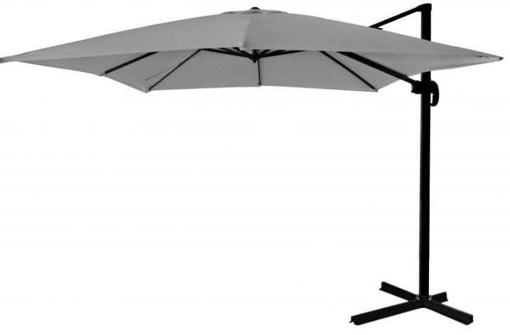 Сгъваем градински чадър 2,5x2,5 м сив