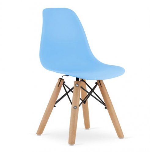 Детски стол в скандинавски стил Classic Blue