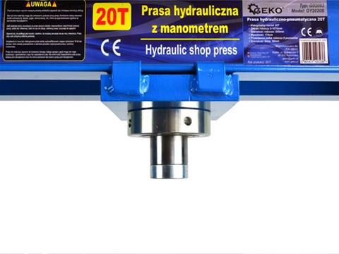 Hidraulikus prés 20T - hidraulikus-pneumatikus pumpa GEKO
