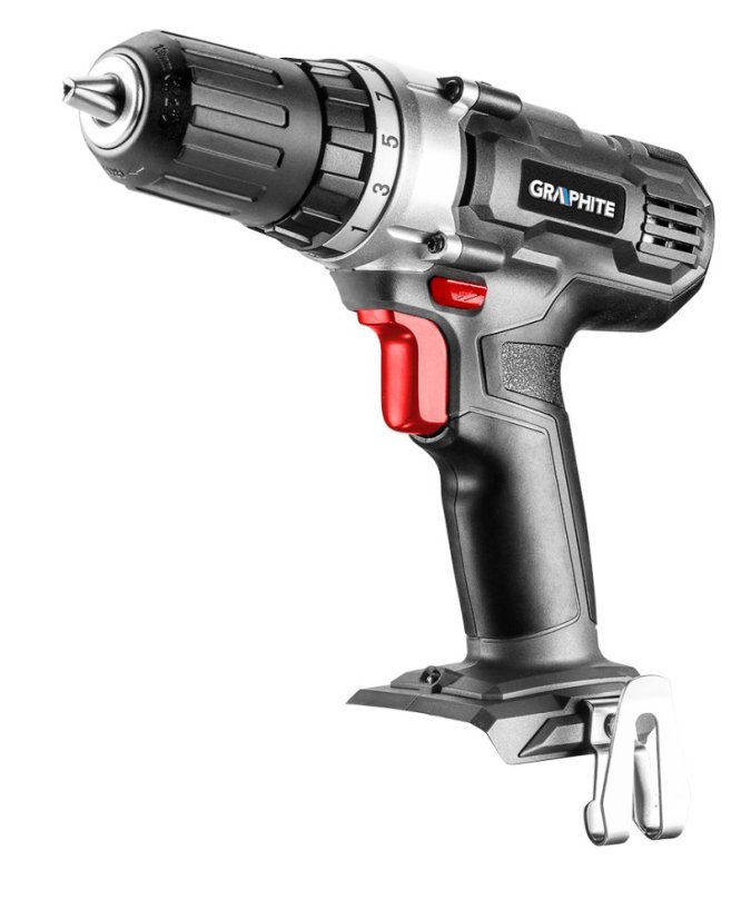 Akkus fúrócsavarhúzó Energy+ 18 V, Li-Ion, önfeszítő tokmány 13mm, akkumulátor nélkül 58G006