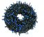 Leuchtende Weihnachtskette 18m 300 LED Blau