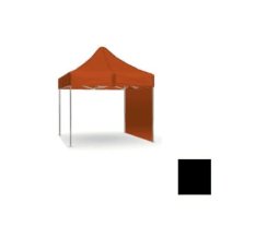 Stranica za šator - 2,5x2,5 m crna puna SQ/ HQ/ EXQ