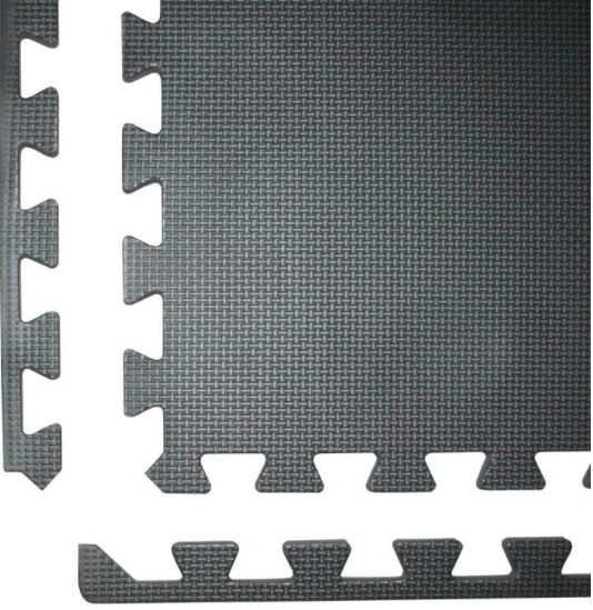 Saltea tip puzzle pentru exerciții fizice 122x122x1cm Black
