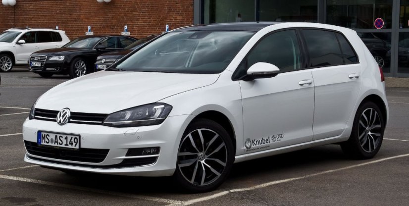 Könyöktámasz Volkswagen GOLF 7 - Armster 2, fekete, öko-bőr