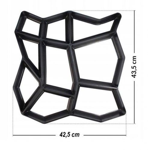 Форма за бетонна настилка 43x42,5cm Deter