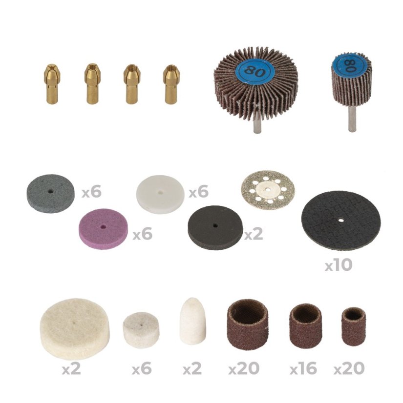 Egyenes csiszológép tartozékkészlet GK-418