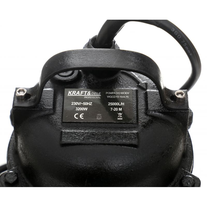 Merülő szivattyú zúzóval 3200W KD764