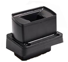 Armlehne VW BORA - Kunststoffadapter, schwarz, Öko-Leder,
