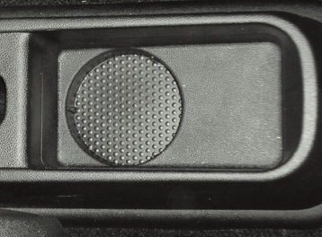 Alfa Romeo MITO Armlehne, schwarz, Textilbezug