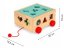 Dječja drvena edukativna igračka s kockicama Trolley