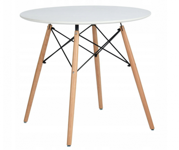 Runder Tisch ANELLO White 80 cm