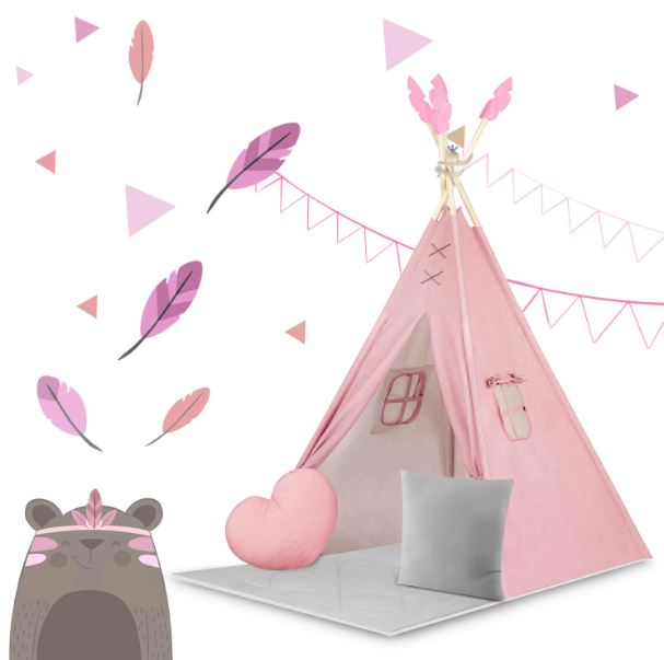 Dječji šator Teepee Pink Indian