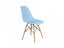 Blagovaonske stolice 4 kom plave skandinavski stil Classic